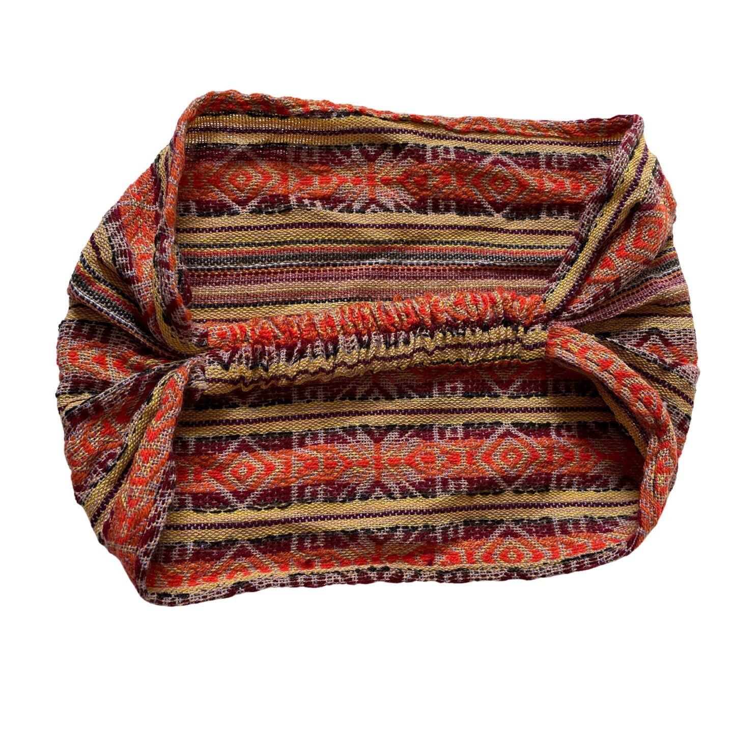 Wide Yoga Headband | Orange Mustard Lavender