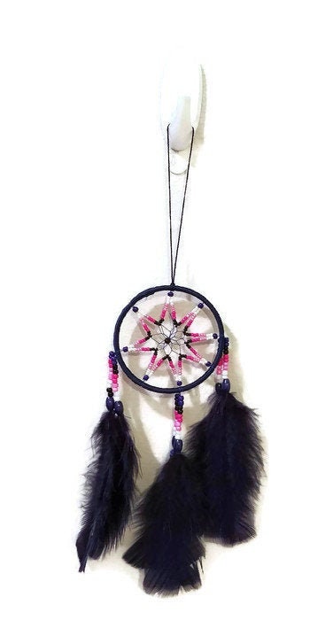 Boho Dream Catcher | Navy Blue Pink