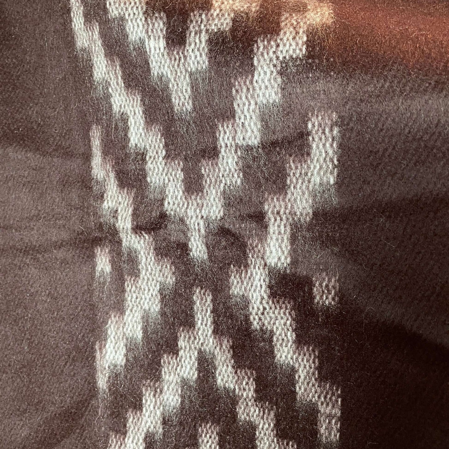 Warm Hooded Alpaca Poncho | Dark Chocolate Beige