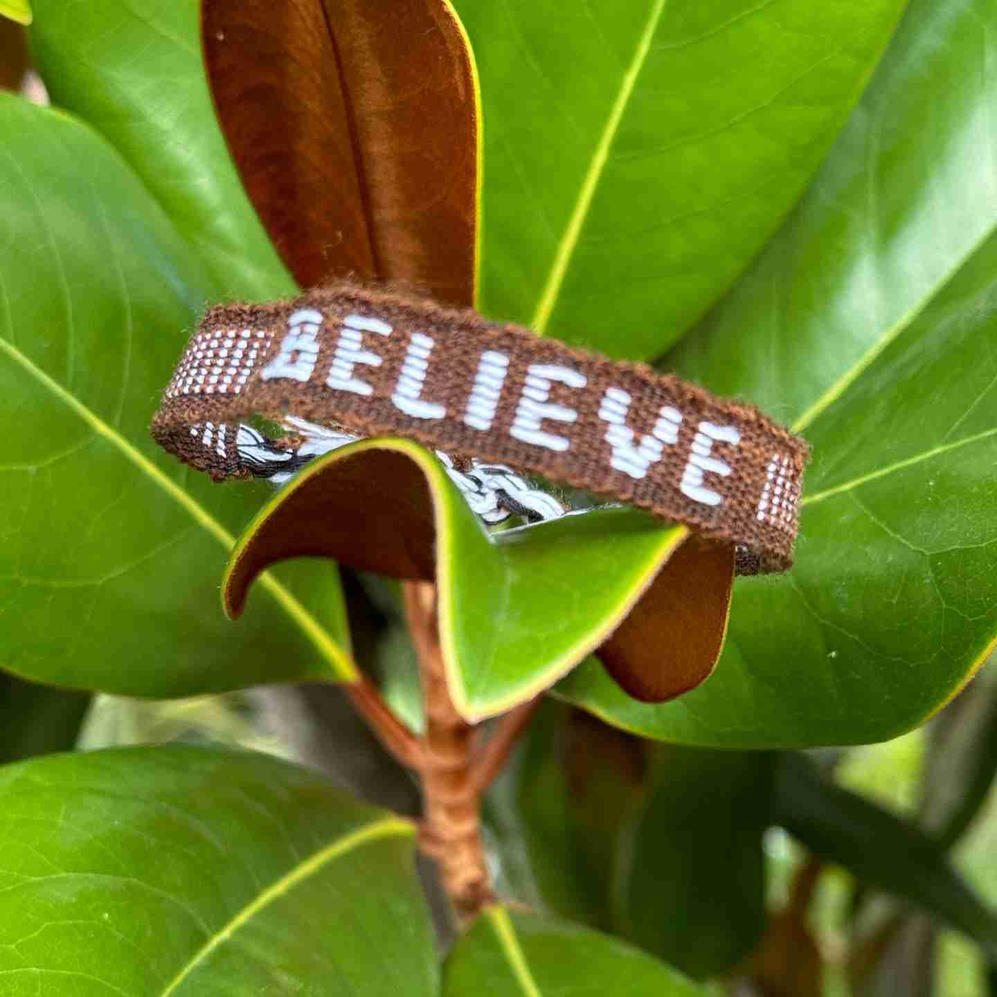 BELIEVE Affirmation Bracelet – Handmade Reminder of Faith & Confidence | Say It, Wear It, Believe It Collection