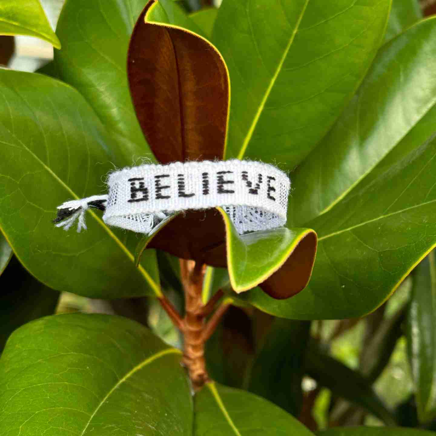 BELIEVE Affirmation Bracelet – Handmade Reminder of Faith & Confidence | Say It, Wear It, Believe It Collection