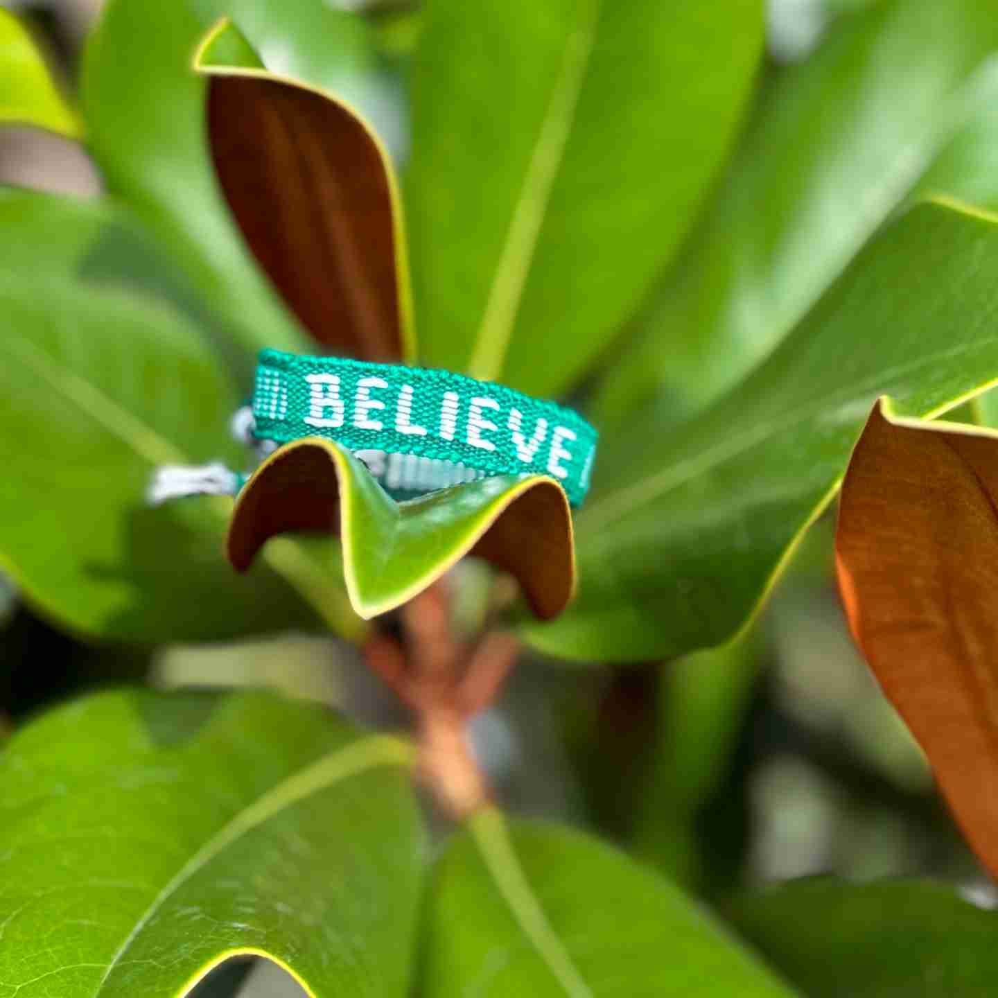 BELIEVE Affirmation Bracelet – Handmade Reminder of Faith & Confidence | Say It, Wear It, Believe It Collection