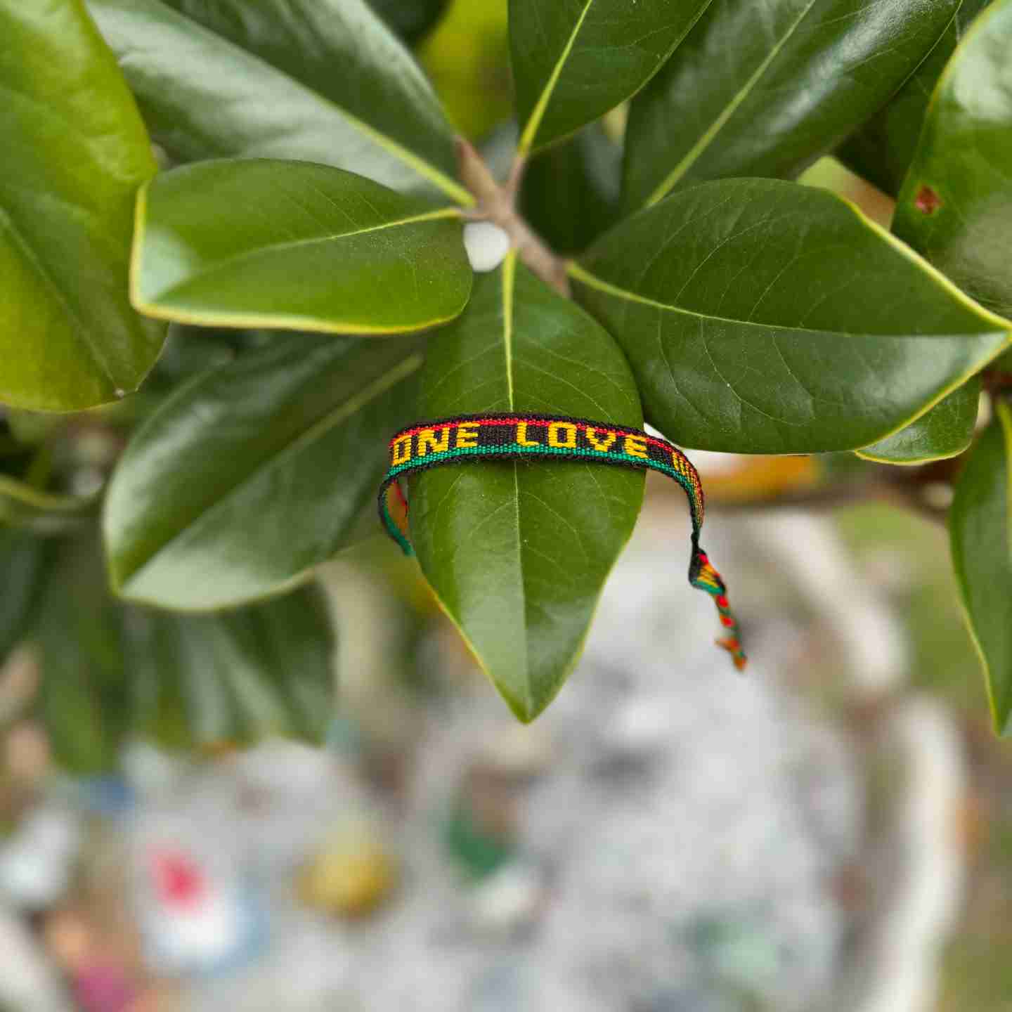 ONE LOVE Rastafari Adjustable Friendship Bracelet - Explore our adjustable, unisex ONE LOVE Rastafari bracelet, handcrafted with a cotton blend by Ecuadorian artisans. Fits everyone beautifully.