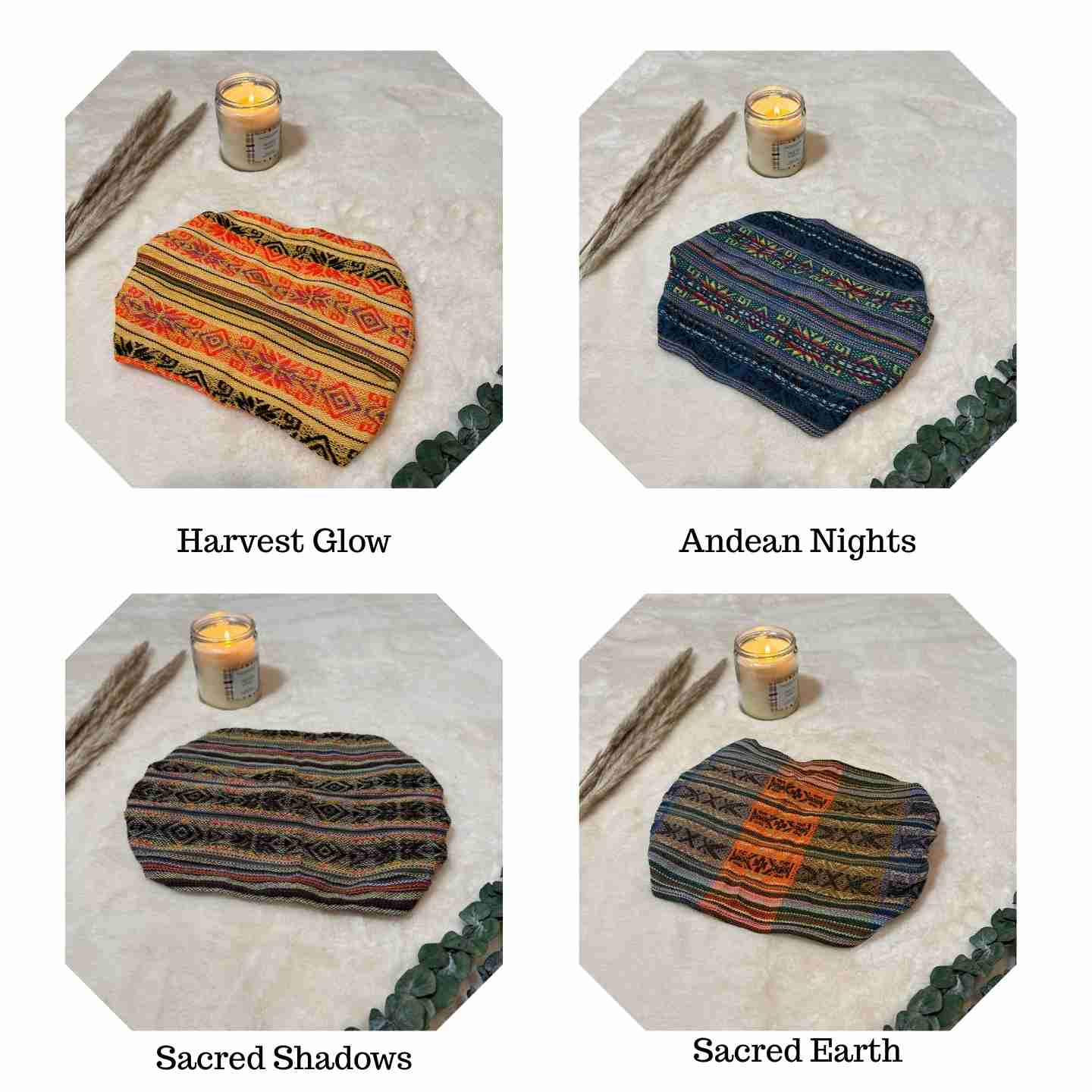 Boho Wide Headbands for Women and Men, 20 Artisan Colors, Yoga Hair Wraps, Festival Accessories, Sustainable Handmade Style