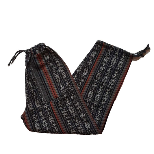 Unisex Pants Size L | Black Gray Orange