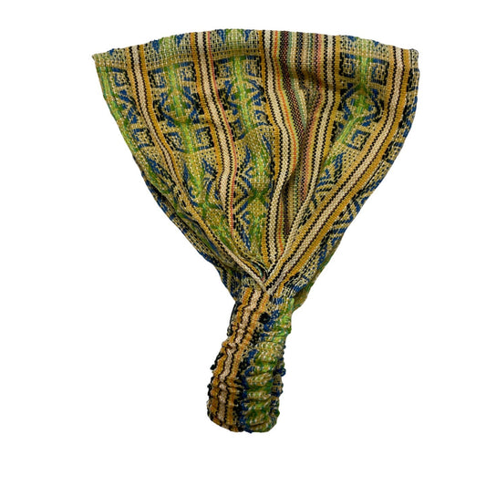 Wide Headband Women and Men | Sunflower Green Teal