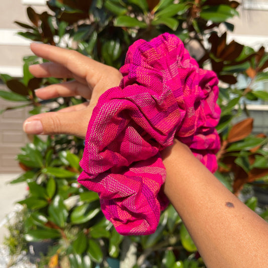 XXL Scrunchie Hair Tie | Magenta