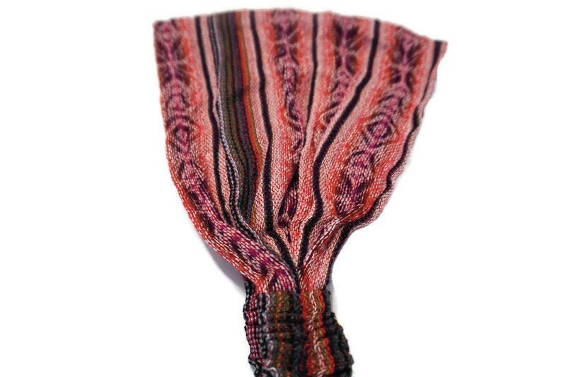 Wide Boho Headband | Pink Purple