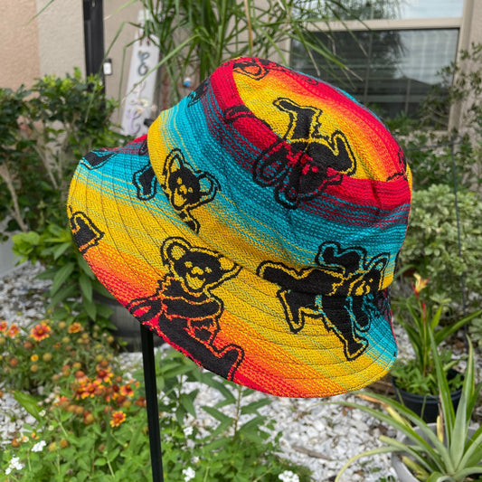 Reversible Cotton Bucket Hat for Men and Women