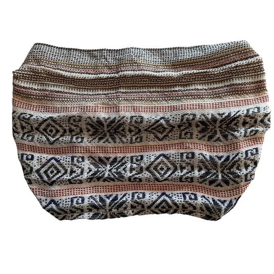 Wide Yoga Headband | White Blue Red