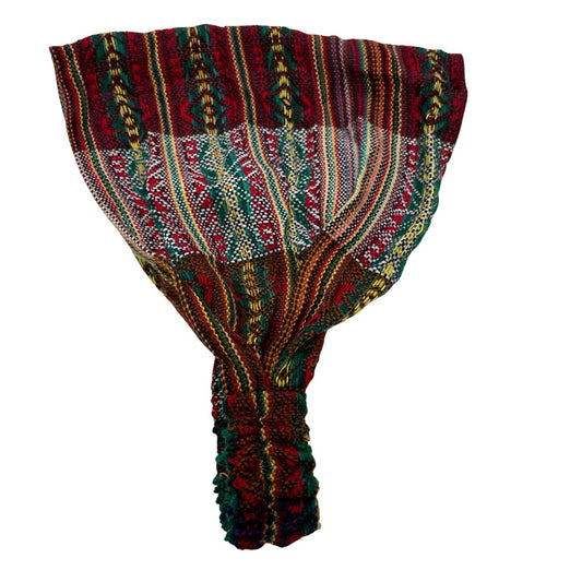 Hippie Wide Headband Women and Men | Rasta White Green