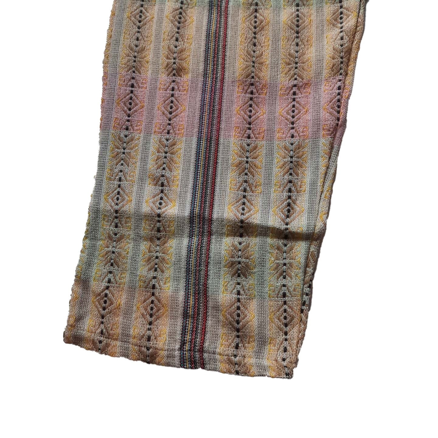 Pants Size XL | Hippie Pants | Loungewear Womens Pants | Comfy Clothes | Mens Pants with Hidden Pockets | Beige Pink | Father's Day Gift