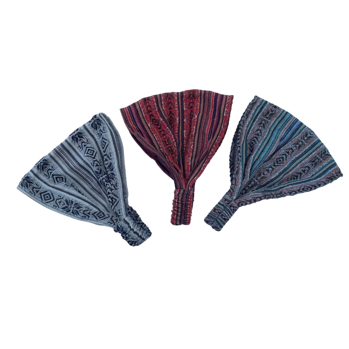 3 Pack Wide Yoga Headbands | One size Hairbands for Women and Men