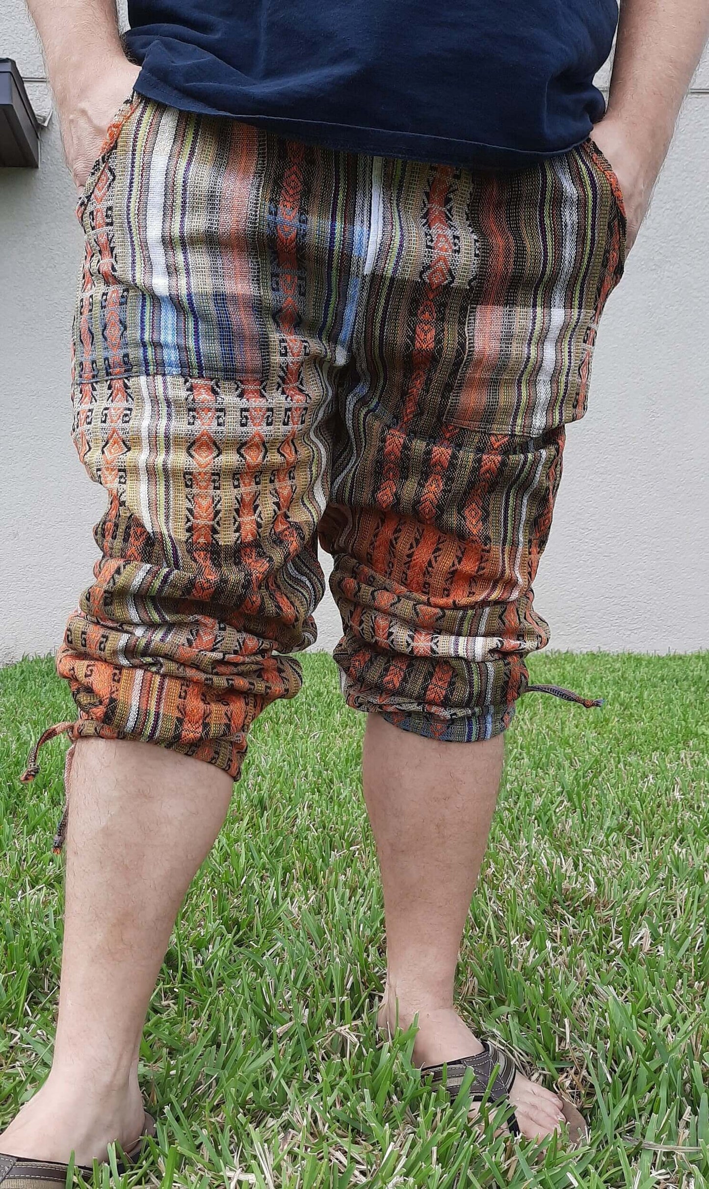 Comfy Pants with Pockets | Orange Brown