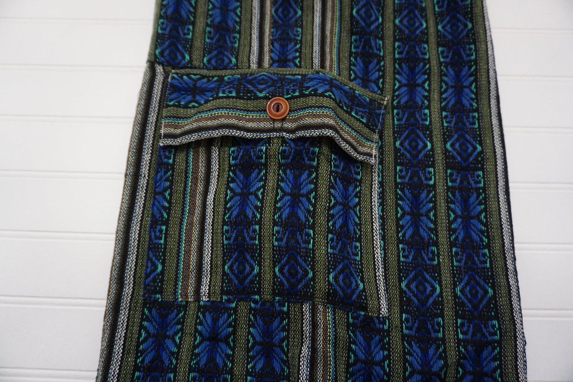 Shorts Size M | Boho Clothing | Blue Turquoise | Lounge Wear Shorts for Women or Men | Cargo Shorts | Father's Day Gift