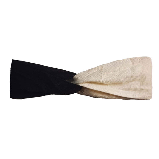 Twisted Headband | Black Beige