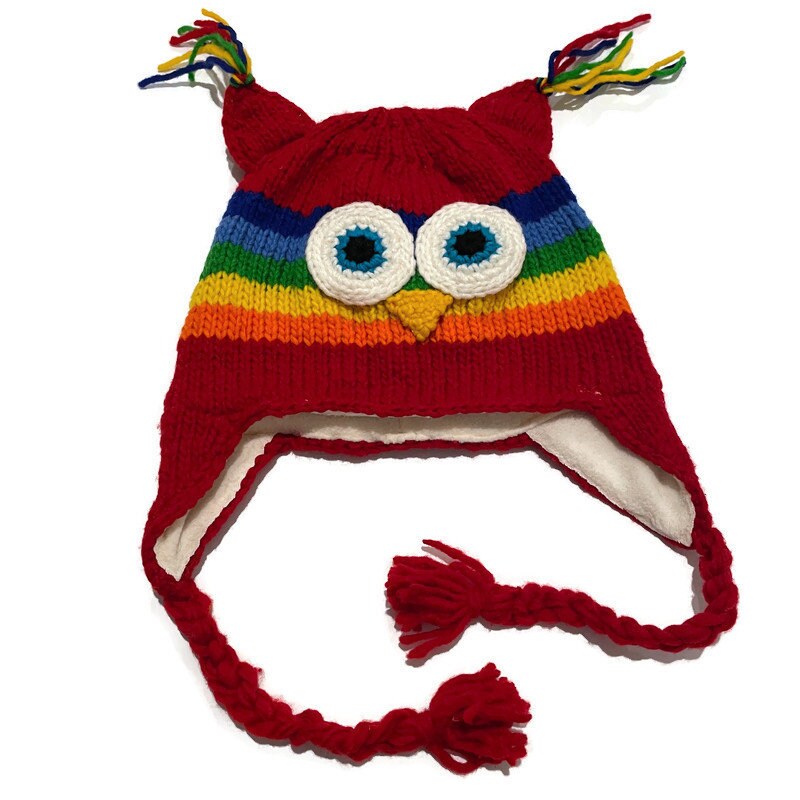 Owl Beanie Hat for Children and Adults Hats