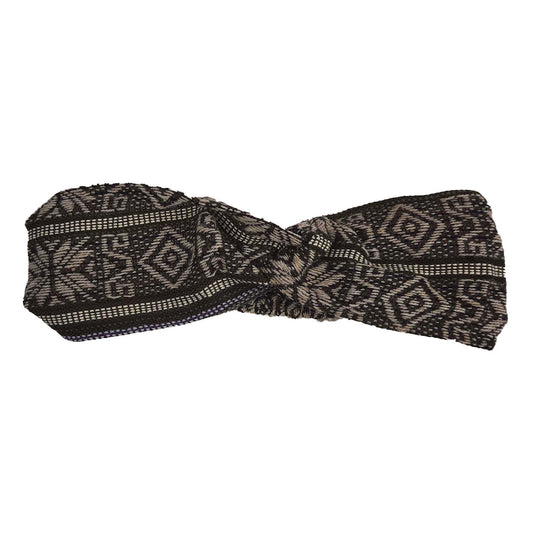 Twist Headband | Black Gray