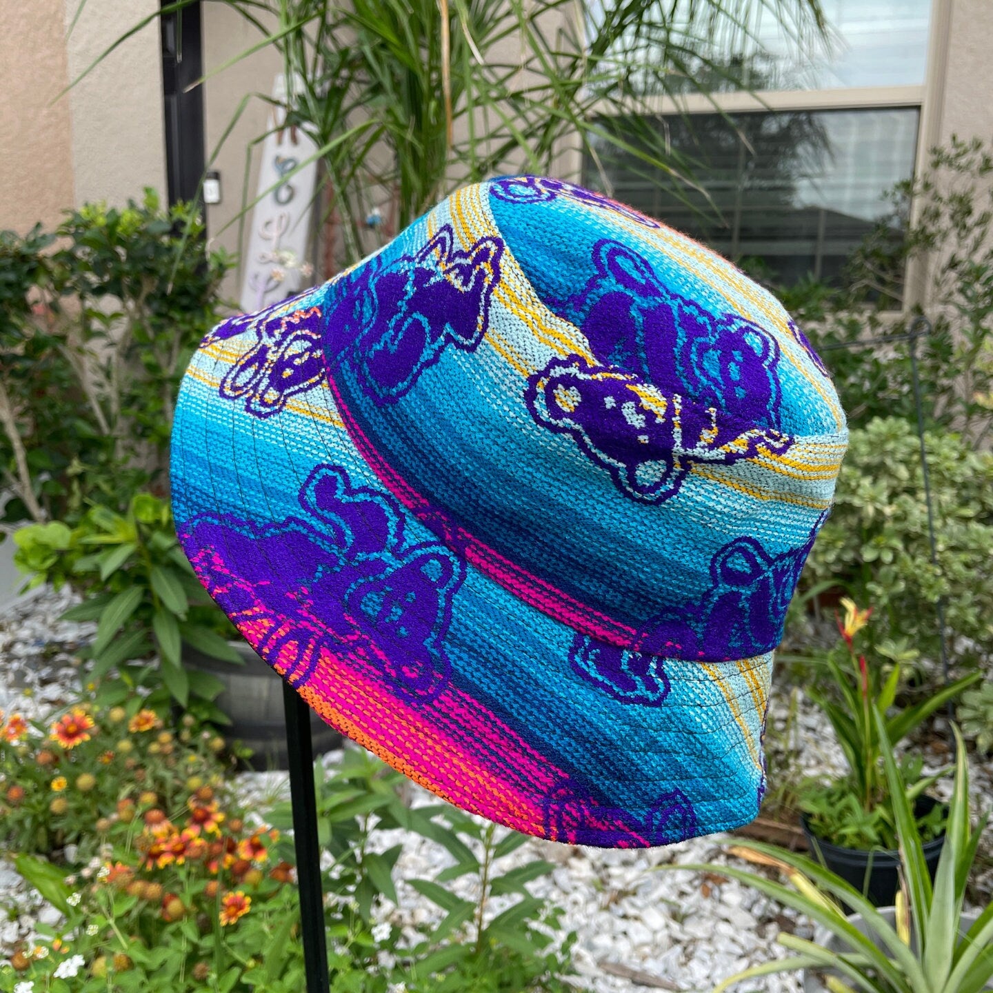 Reversible Cotton Bucket Hat for Men and Women