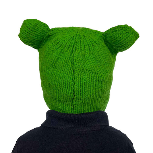 Frog Beanie Hat for Kids and Adults