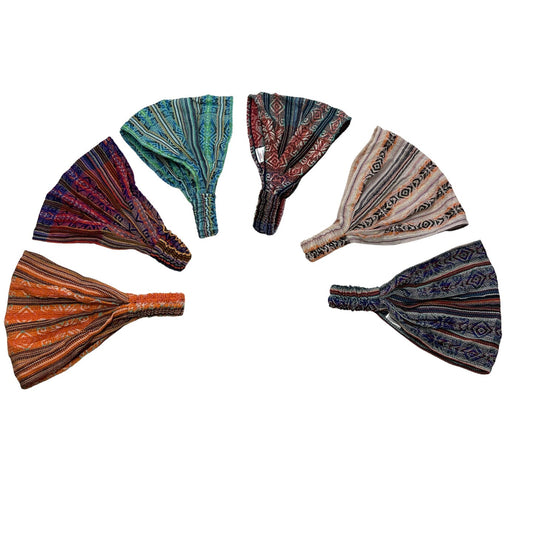 Wide Soft Stretchy Yoga Headband for Women and Men