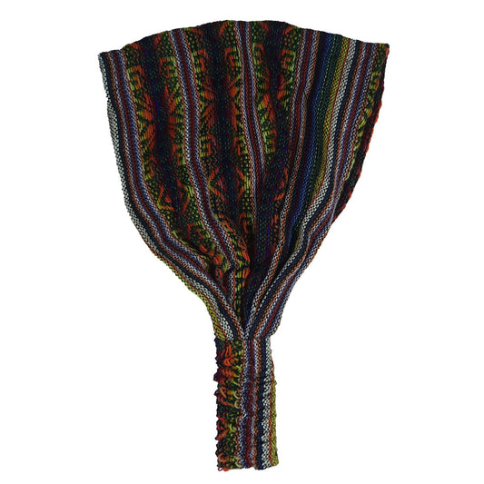 Wide Boho Headband | Green Colorful