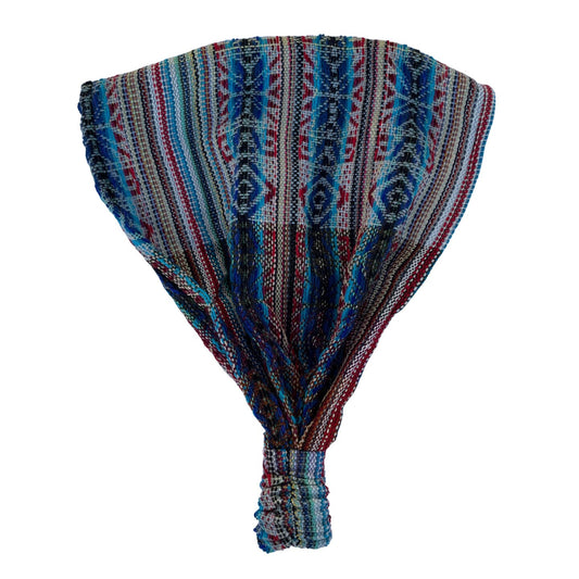 Wide Headband for Women and Men | White Blue Sandstone