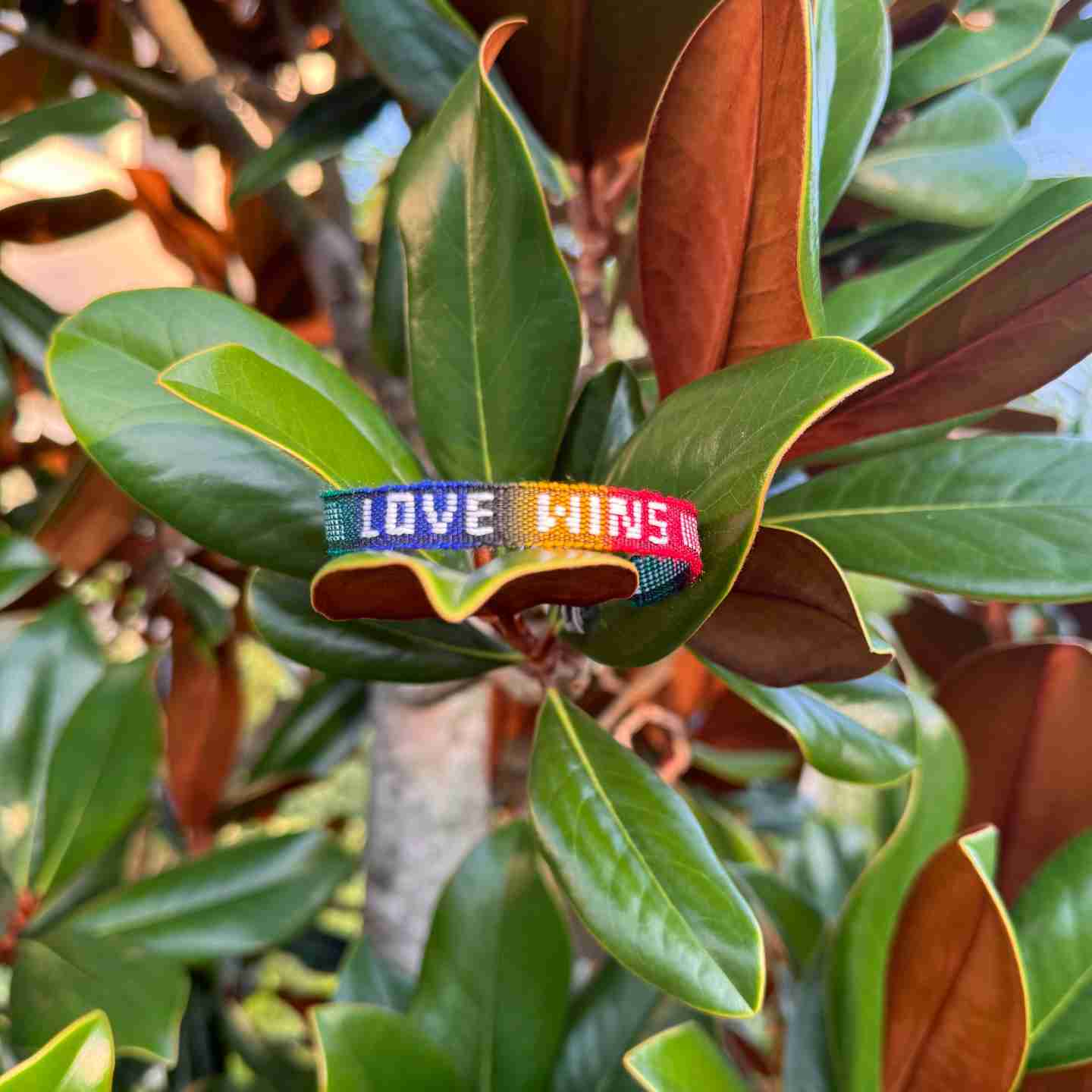 LOVE WINS Affirmation Bracelet – Handmade Symbol of Hope & Unity | Say It, Wear It, Believe It Collection