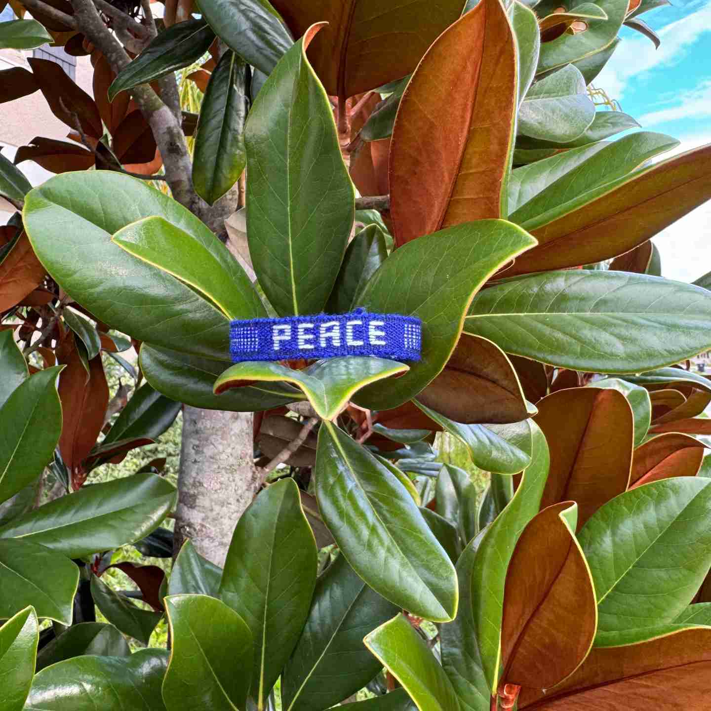 PEACE Affirmation Bracelet – Handmade Symbol of Calm & Harmony | Say It, Wear It, Believe It Collection