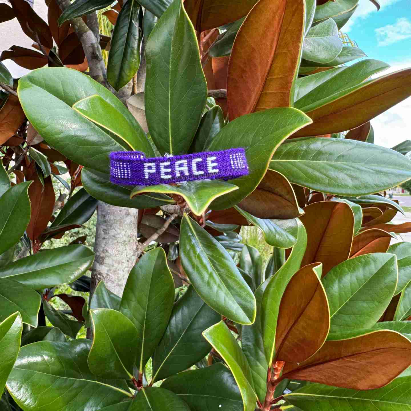 PEACE Affirmation Bracelet – Handmade Symbol of Calm & Harmony | Say It, Wear It, Believe It Collection