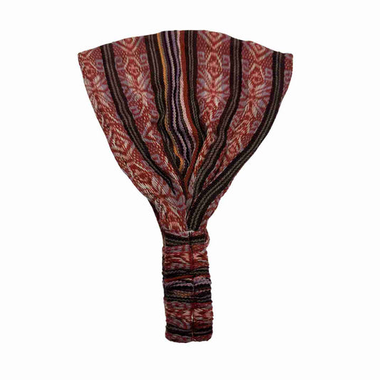 Wide Yoga Headband | Peach White