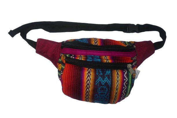 Trendy Festival Fanny Pack | Fuchsia Colorful