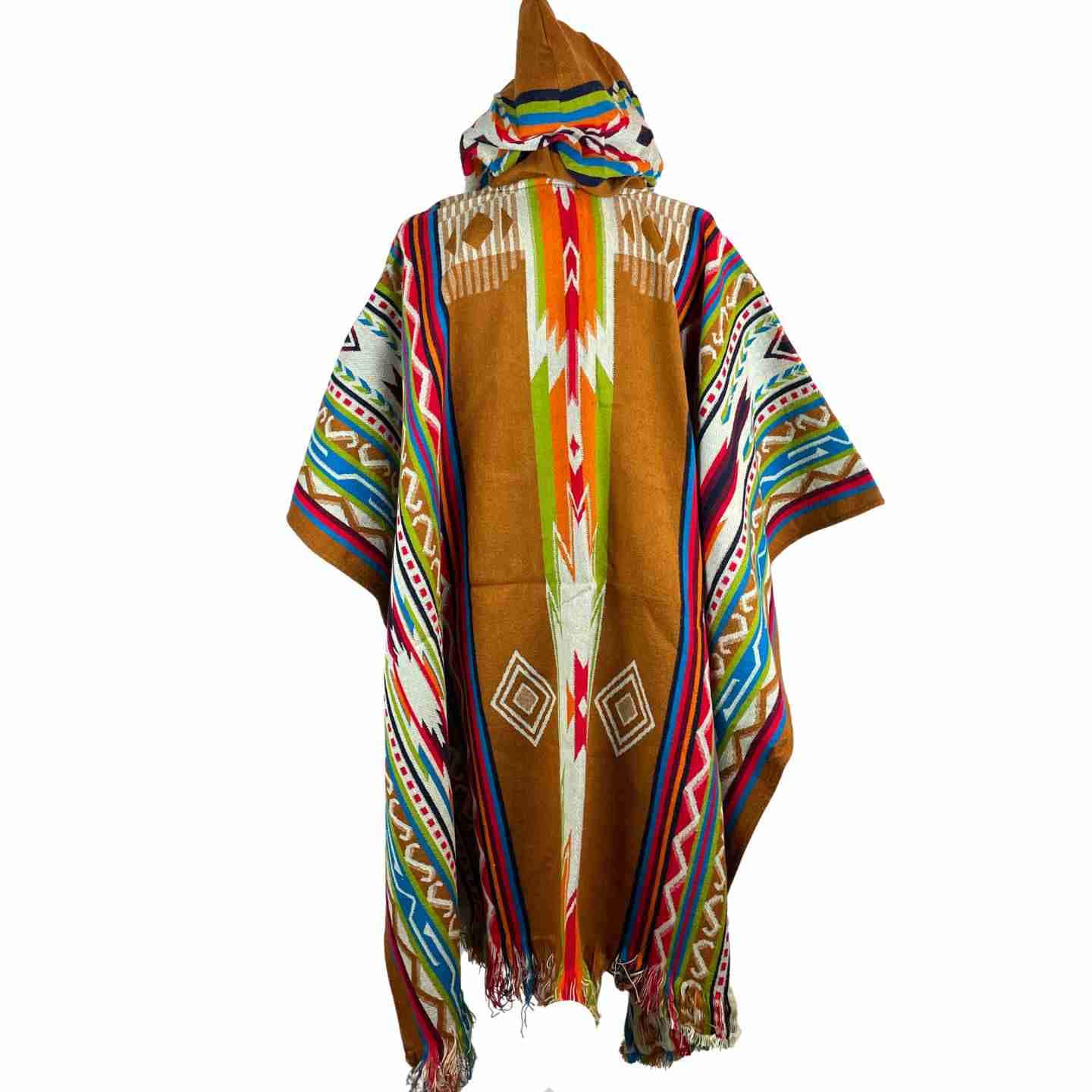 Versatile Poncho for Men and Women - Cozy Winter Clothing | Copper Light Green