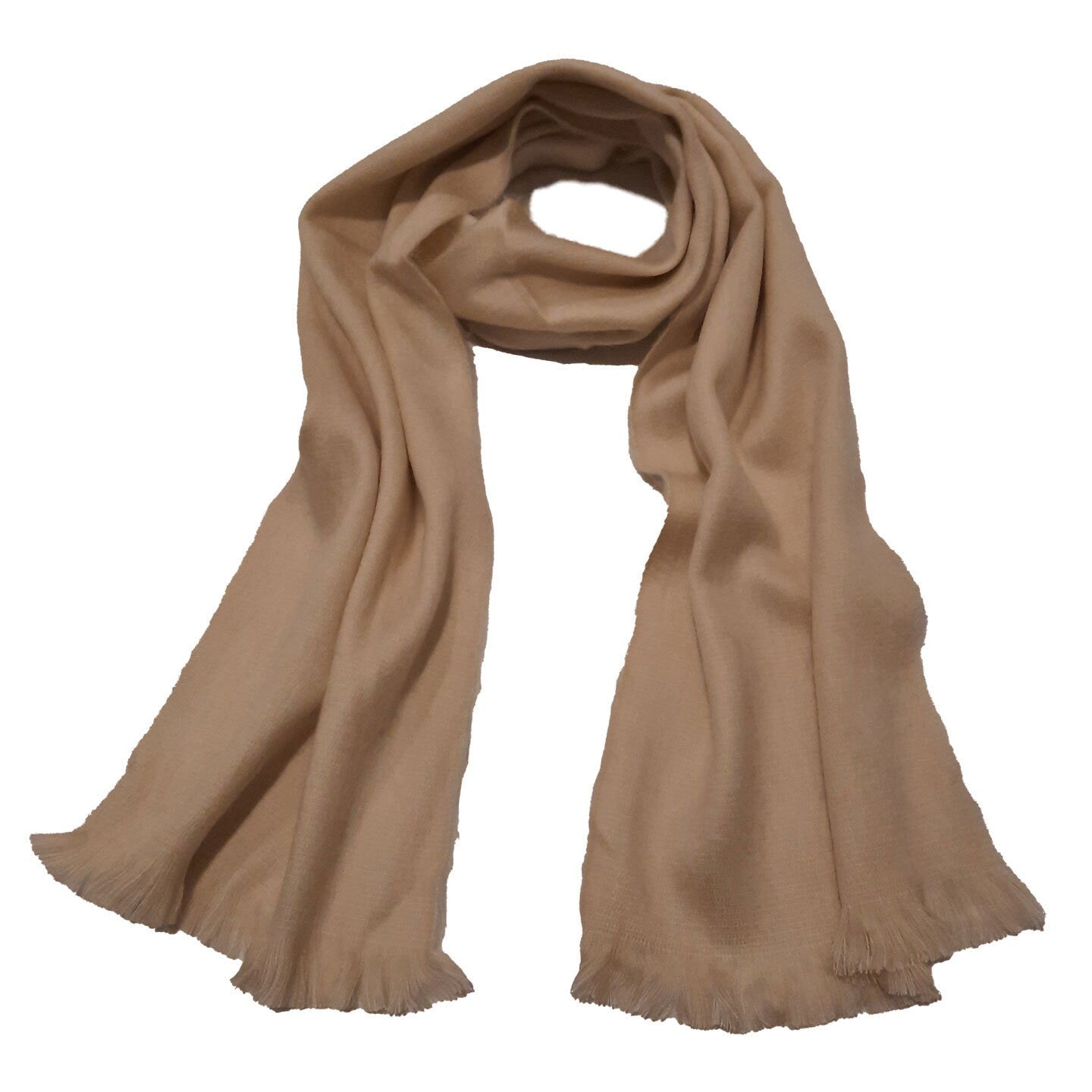 Soft Alpaca Scarf for Men and Women |  Ivory Beige