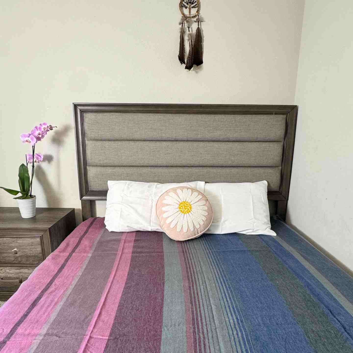 Twin Alpaca Wool Blanket – Handcrafted Reversible Boho Throw, Soft Artisan Bedding, Southwestern Geometric Pattern, Sustainable Home Decor