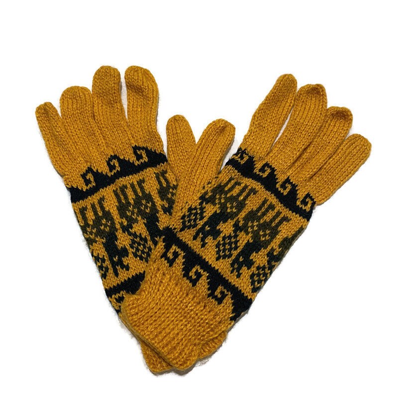 Soft & Warm Knit Winter Gloves Size SM Colorful Gloves