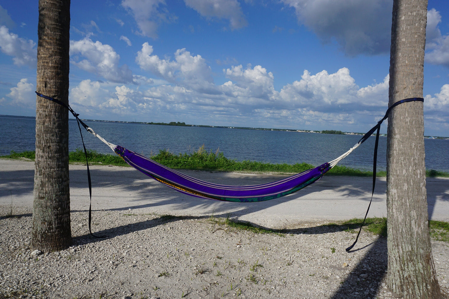 Bohemian One Person Hammock | Purple Yellow