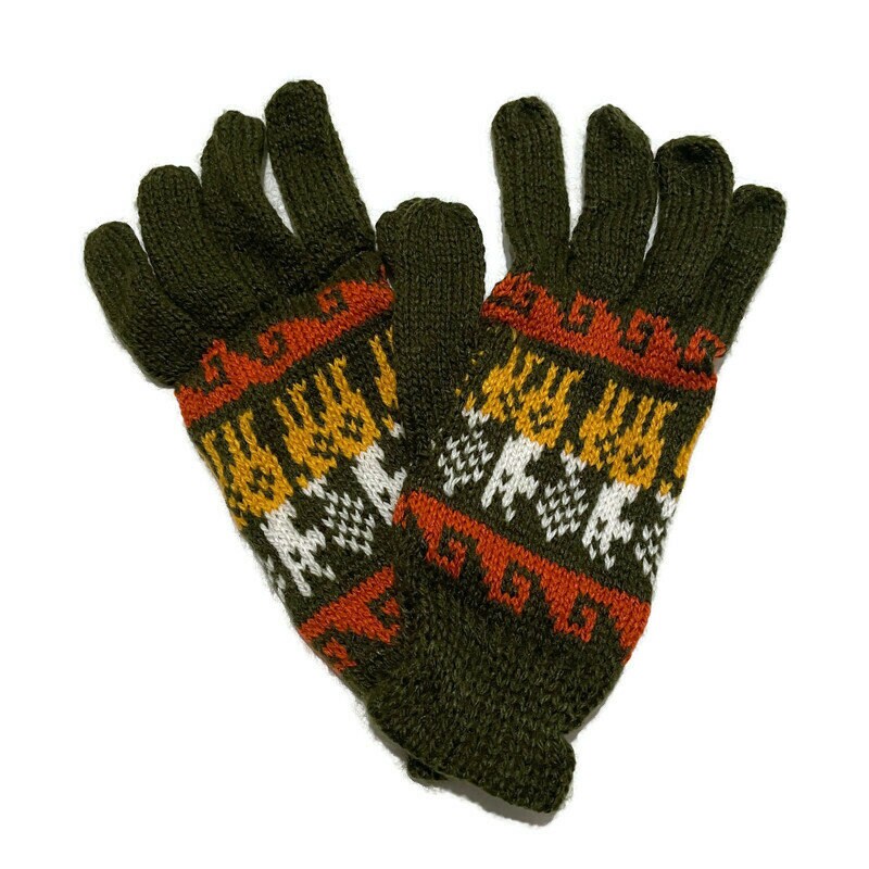 Soft & Warm Knit Winter Gloves Size SM Colorful Gloves