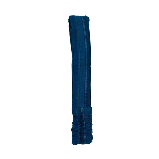 Wide Yoga Headband | Striped Blue