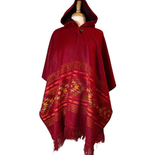 open hooded poncho for women and men