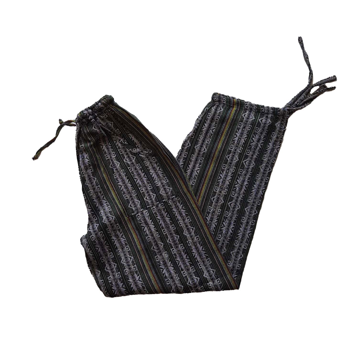 Pants Size M | Hippie Pants | Loungewear Womens Pants | Comfy Clothes | Mens Pants with Pockets | Dark Green Lavender | Father's Day Gift