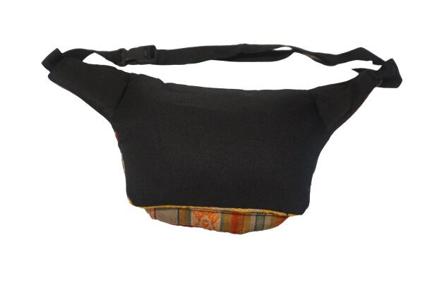 Festival Fanny Pack with 2 Pockets | Beige Red