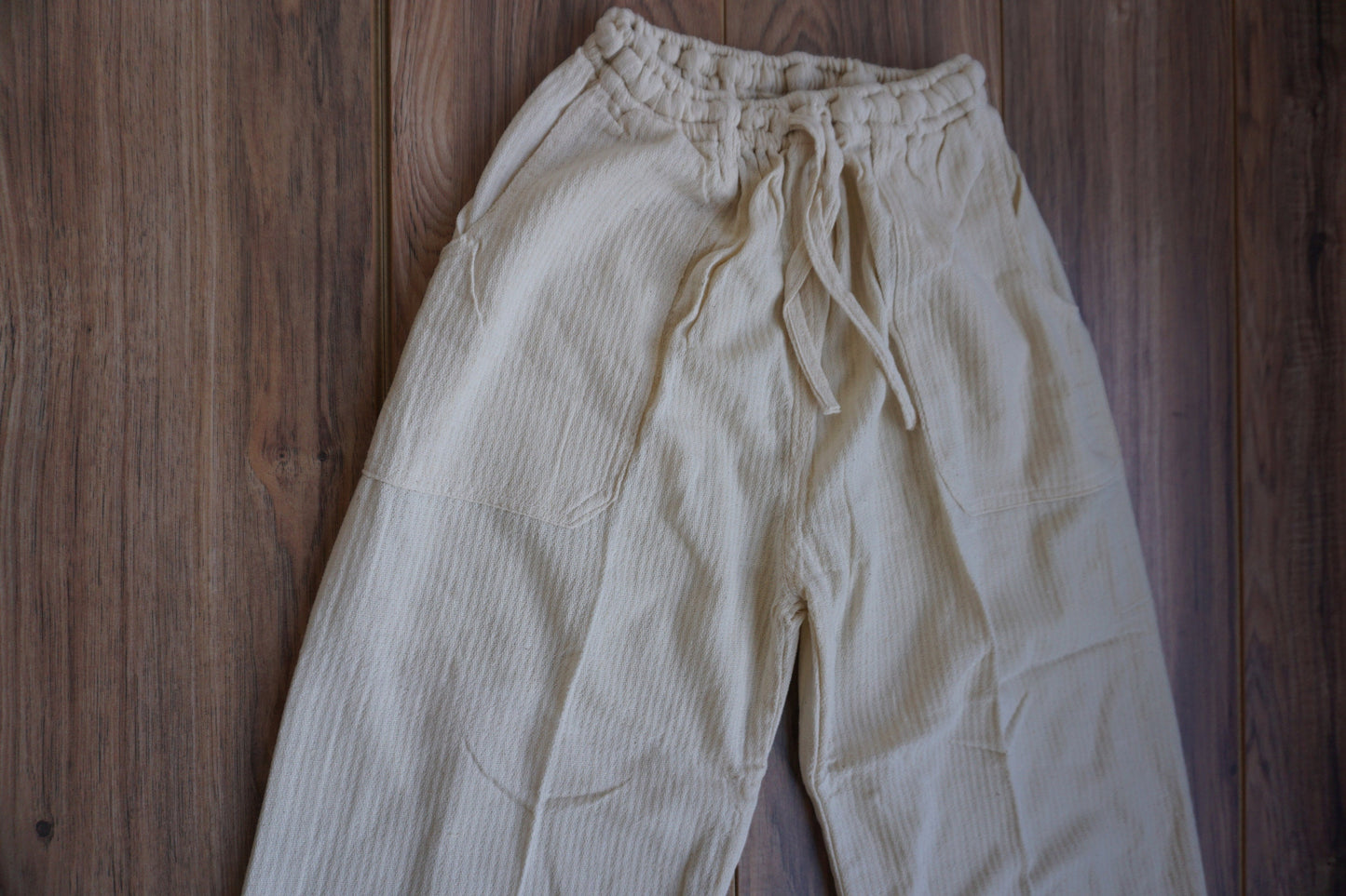 Beige Woven Boho Pants Size XL