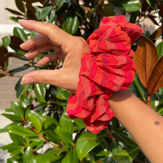 XXL Scrunchie Hair Tie | Aura Orange