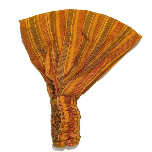 Wide Yoga Headband | Orange Gray