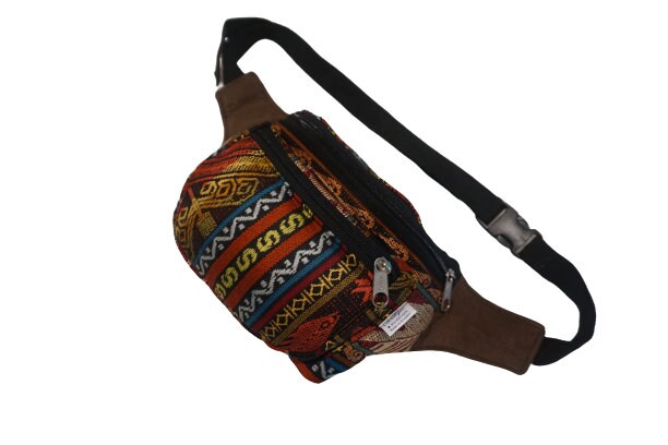 Festival Fanny Pack | Brown Colorful