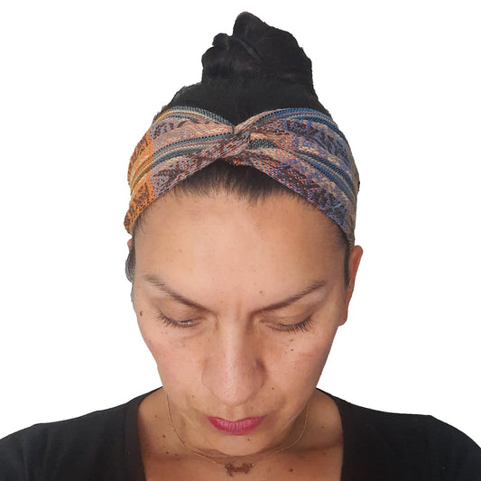 Twist Headband | Orange Earthy