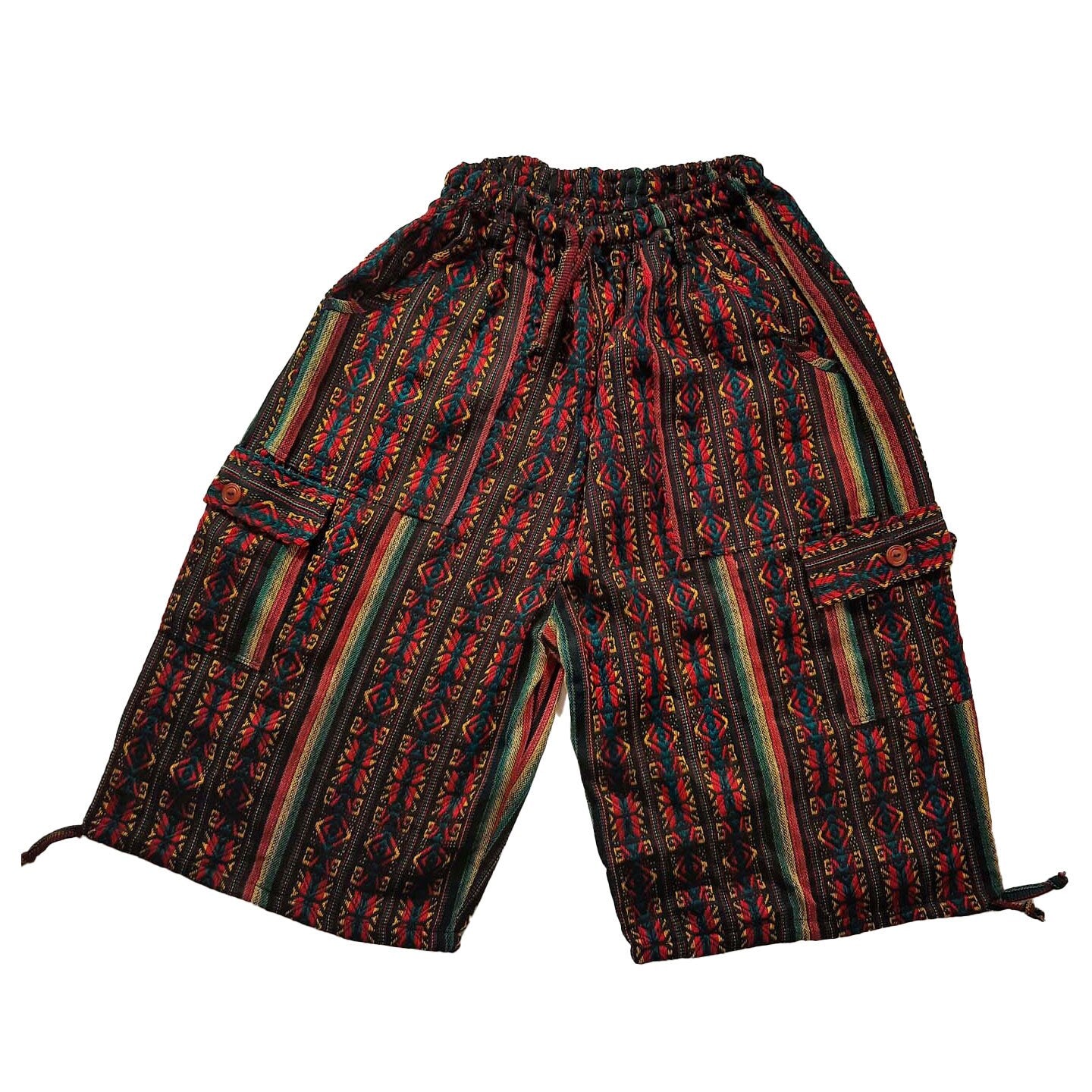 Shorts Size XL | Rasta Hippie Shorts | Comfy Clothes | Mens Cargo Shorts | Father's Day Gift