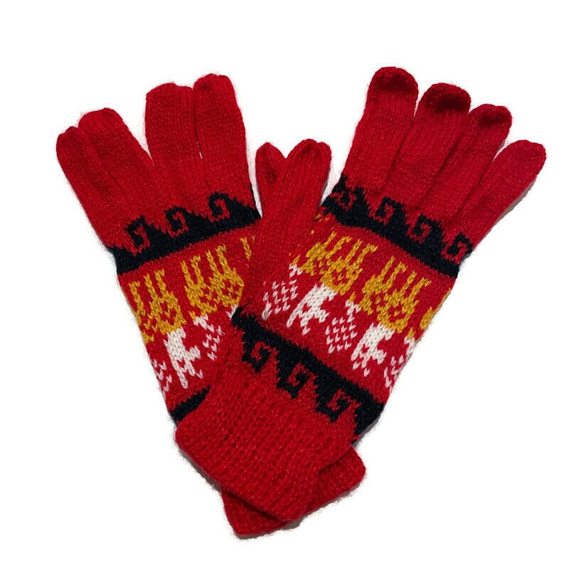 Soft & Warm Knit Winter Gloves Size SM Colorful Gloves