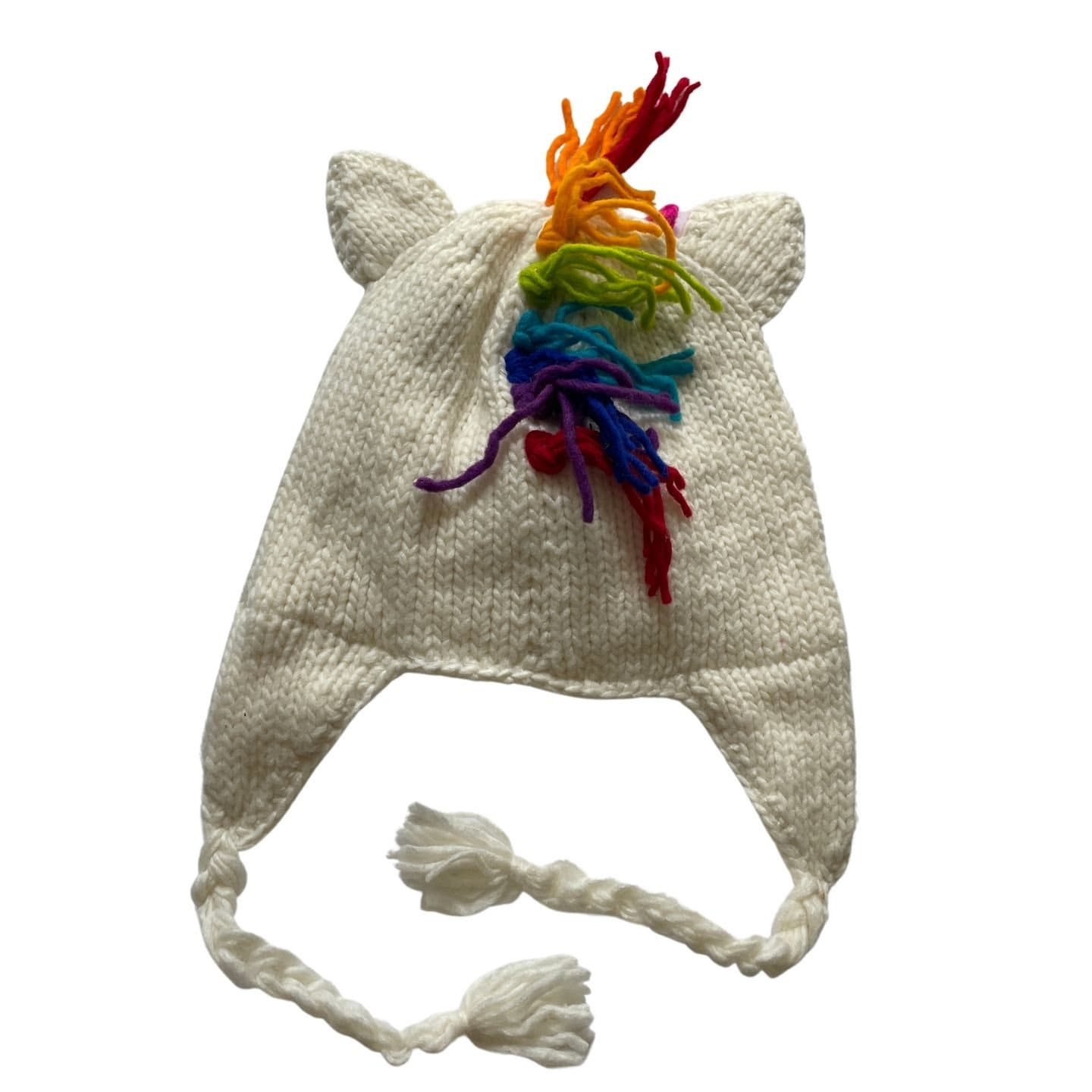 Unicorn Fleece Beanie Hats for Kids